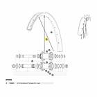 Mavic Kit 14 Front Edeemax 29´´ Spokes Silver 303 mm