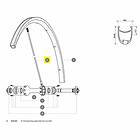 Mavic Kit 10 Front/rear Rsys 2020 Spokes Silver 282,7 mm