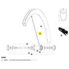 Mavic Kit 2 Front/rear Cosmic Pro Carbon Ust Spokes Durchsichtig 268 mm