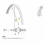 Mavic Kit 12 Front Ksyrium S Disc Ebm Spokes Silver 291 mm