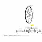 Mavic R-sys Front 9 Units Spokes Silver 285 mm