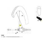 Mavic Kit 2 Front/rear Comete Pro Carbon Ust Spokes Durchsichtig 256 mm