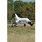 Bucas Buzz-Off Rain Flugtäcke Avtagbar hals Zebra 135 cm
