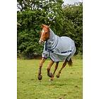 Bucas Buzz-Off Full Neck Flugtäcke Helhals Silver/Blue 120