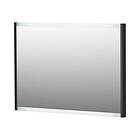 DuoBad Spegel Vilan med LED-belysning 100 Up & Downlight Svart (ek) 19137