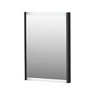 DuoBad Spegel Vilan med LED-belysning 55 Up & Downlight Svart (ek) 19152