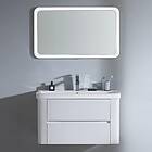 LH Spegel Elegant med LED Belysning Rektangulär 800 x 600 mm 008060