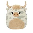 Squishmallows 19 cm Plush P17 Borsa the Grey Spotted Highland Cow