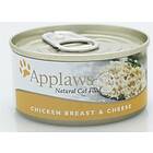 Applaws 12 x Wet Cat Food 70g Chicken & Cheese