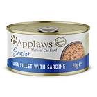 Applaws Senior 12 x Wet Cat Food 70g Tuna sardines