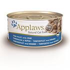 Applaws 12 x Wet Cat Food 70g Tuna & Crab