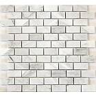 Dekora Mosaik Bianco Carrara C Polerad Brick2,5x5