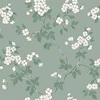 Duro Blommor & Blad Karin, Grön tapet 679-02