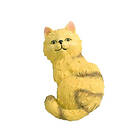 Linfalk Knopp poly resin sittande katt 26189-70