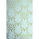 Barneby Gates Deer Damask Duck Egg Blue & Antique Gold BG0100401