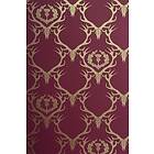 Barneby Gates Deer Damask Gold on Claret BG0100402