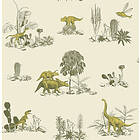 Sian Zeng Dino Wallpaper Yellow Green DINO10