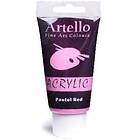 Artello Acrylic, 75ml, Pastel Red