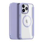 Dux Ducis iPhone 15 Pro Skin X Pro Series Fodral MagSafe Kompatibel Lila