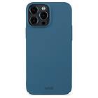 Holdit iPhone 13 Pro Max Slim Plast Skal Denim Blue