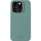 Holdit iPhone 15 Pro Soft Touch Skal Silikon Moss Green