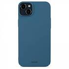 Holdit iPhone 15 Plus Slim Plast Skal Denim Blue