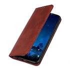 Inskal Huawei P Smart (2021) Modern Neutral Leather Wallet Case Brown
