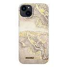 iDeal of Sweden iPhone 14 Plus Fashion Skal Sparkle Greige Marble