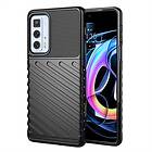 Inskal Motorola Edge 20 Pro Thunder Series Twill Plastic Case Svart