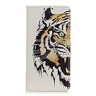 Inskal Motorola Moto E7 Power E7I Power Leather Wallet Case Tiger