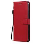 Inskal Motorola Moto E7 Power E7I Power Wallet Case Red