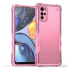 Inskal Motorola Moto G22 Hybrid Tough Case Pink