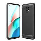 Tech-Protect Xiaomi Redmi Note 9T borstat kolfiberfodral Svart
