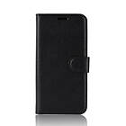 Inskal OnePlus 6 Litchi Texture Leather Stand Wallet Case Black