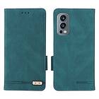 Inskal OnePlus Nord 2 (5G) Flip Case m. Stativfunktion & plånbok grön