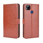 Inskal Xiaomi Redmi 9C Neutral läderplånbok Brown
