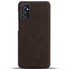 Inskal Samsung Galaxy M52 (5G) Ultra KSQ Fabric Plastic Case Brown