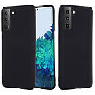 Inskal Samsung Galaxy S21 Skal Liquid Silikon Svart