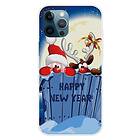 Inskal iPhone 14 Pro Skal TPU-plast Jul-tema Happy New Year