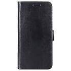 Inskal Samsung Galaxy Xcover Pro Neutral Leather Wallet Case Black