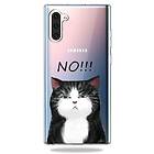 Inskal Samsung Galaxy Note 10 Skal Transparent Arg Katt