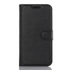 Inskal Samsung Galaxy S7 Edge Soft Pouch Leather Wallet Case Black