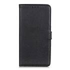 Inskal Samsung Galaxy A13 (4G) Litchi Leather Wallet Case Svart