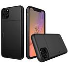 Inskal iPhone 11 Pro Tåligt Skal med Korthållare Svart