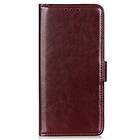 Inskal Sony Xperia 5 IV Classic Leather Plånbokfordral m. Stativ Brun