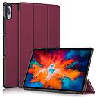 Inskal Lenovo Tab P11 Pro Tri-Fold Flip Case m. Wake up/sleep-funktion Bordeaux