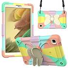 Inskal Samsung Galaxy Tab A7 Lite Kids Case Butterfly Stativfunktion Case Rainbo