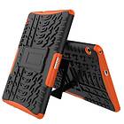 Inskal Huawei Mediapad T3 10 Tough Case Slim 2 -in -1 Case Black Orange