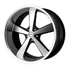 American Racing VN701 Gloss Black Machined 11X22 5/127 ET18 CB78,3