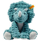 Steiff Gosedjur 28 cm. Soft Gosig Friends Dixi Triceratops One Size Gosedjur